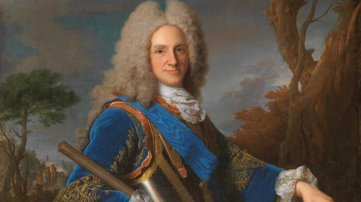 Felipe V patrocinó la creación de la Academia de la Lengua. Arriba, retratado por Jean Ranc (Detalle)