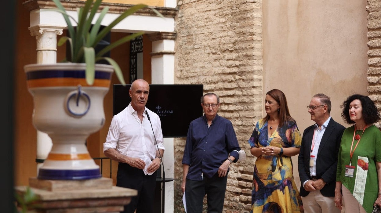 Un momento de la presentación de Noches en los Jardines del Alcázar