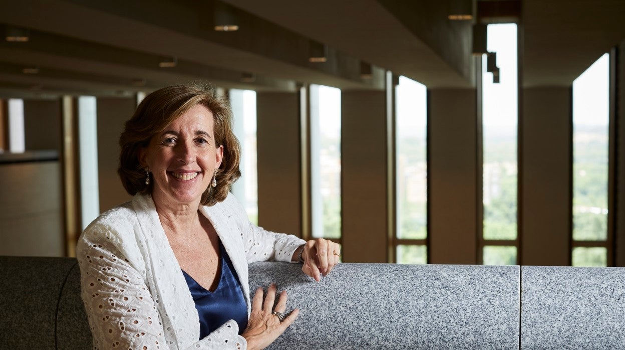 Ana de la Cueva, en el interior de la Galería de las Colecciones Reales