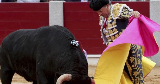 Pedro Gutiérrez Moya, a la verónica