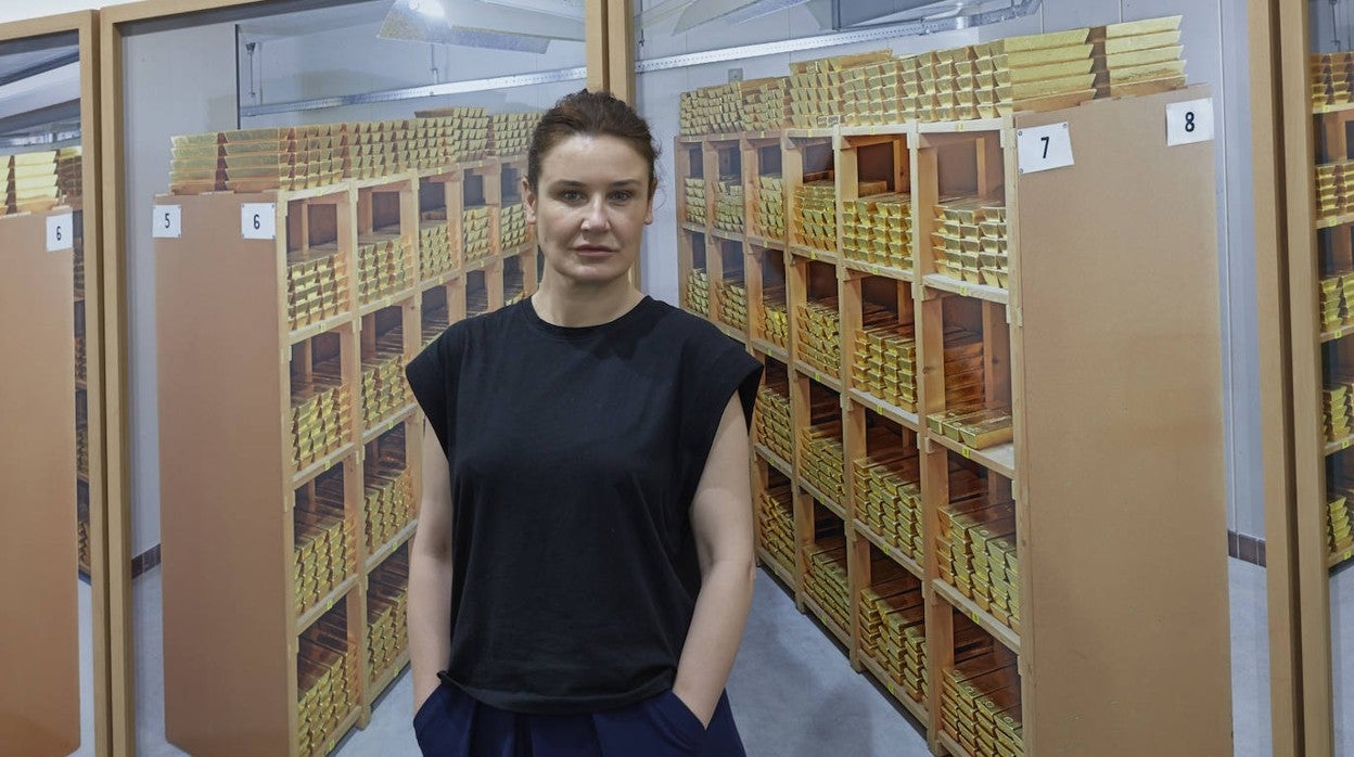 Lucas, en el Museo Helga de Alvear