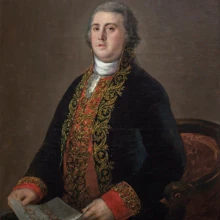 'Retrato de Juan López de Robredo, bordador de Carlos IV', de Goya