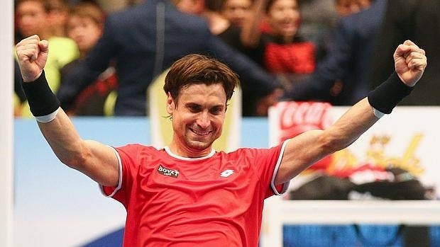 David Ferrer celebra su título en Viena