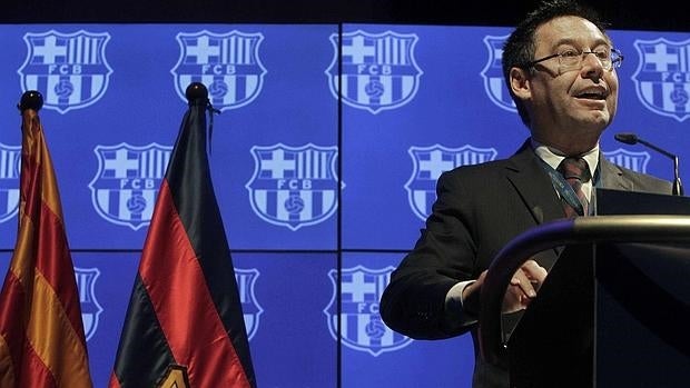 Bartomeu, en la asamblea de socios del Barcelona