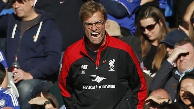 Klopp, en el partido ante el Chelsea