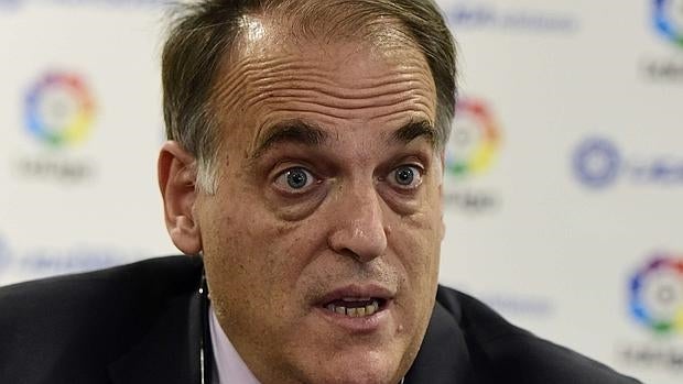 Tebas: «Mi idea es que el 31 de diciembre haya dos partidos»