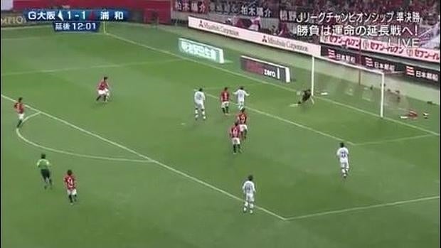 El gol de locos del Gamba Osaka que da la vuelta al mundo