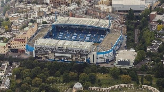 Imagen aérea de Stamford Bridge