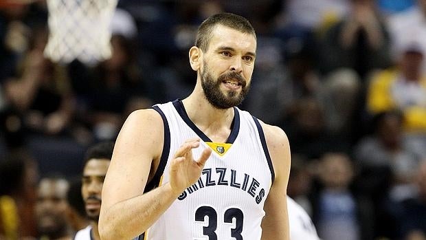 Marc Gasol, en un partido de los Grizzlies