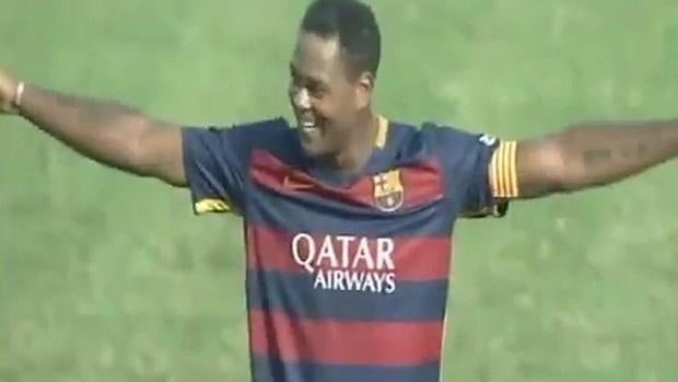 Patrick Kluivert, capitán de las leyendas azulgranas