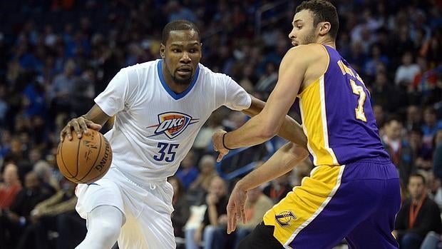 Durant, letal ante los Lakers