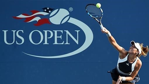 Garbiñe Muguruza en el US Open