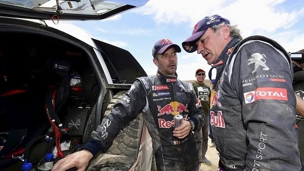 Carlos Sainz, piloto de Peugeot