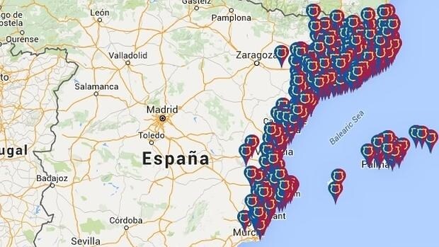Las peñas del Barça de Cataluña, Valencia, Baleares y Cataluña Norte