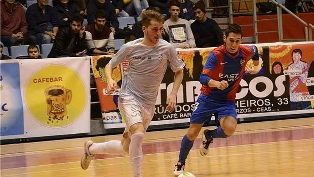 Una imagen del Santiago Futsal-Levante