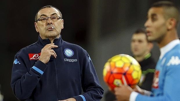 Sarri, entrenador del Nápoles