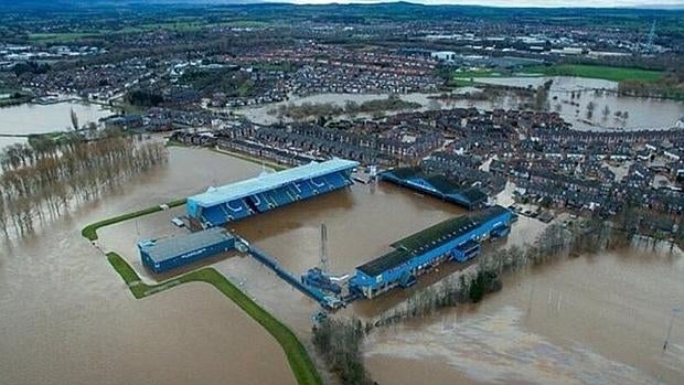 El estadio del Carlisle, hace poco más de un mes