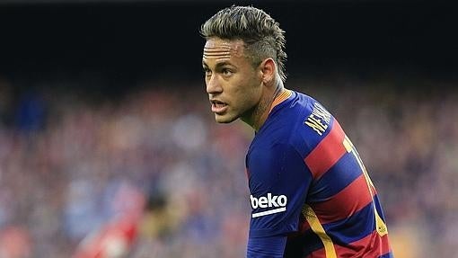 Neymar, durante un partido