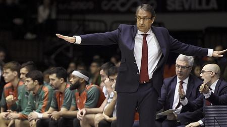 El técnico del CB Sevilla, Luis Casimiro