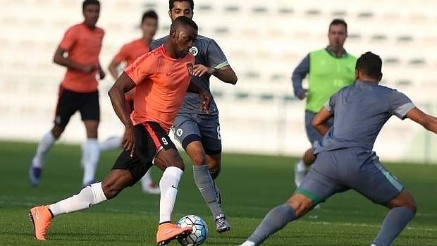 Jackson Martínez, en su primer partido en China