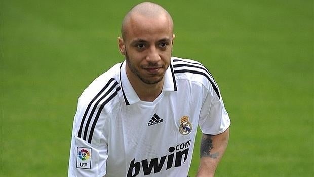 Julien Faubert, el día de su presentación con el Real Madrid