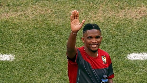 El jugador camerunés Samuel Eto'o