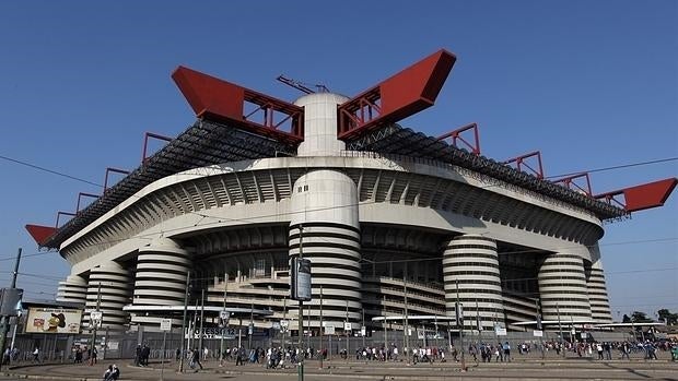 El estadio Giuseppe Meazza, sede de la final