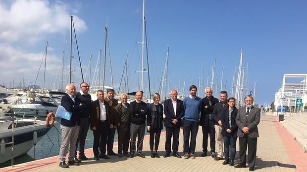 Gabriel Martínez, director de marina de Dénia, ayer en el puerto