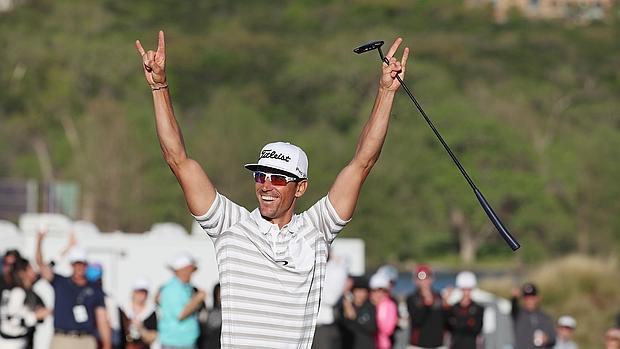 Rafa Cabrera, exultante, está a punto de hacer historia en Estados Unidos