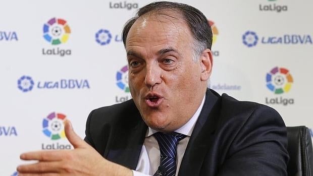 Tebas sorprende y apuesta por el Real Madrid para el Clásico