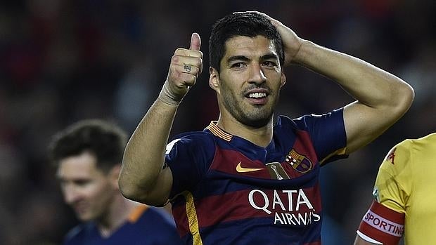 Suárez, autor de cuatro goles