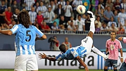 Julio Baptista, en 2001 ante el Getafe