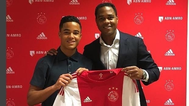 Justin y Patrick Kluivert