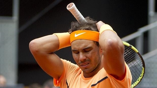 Rafa Nadal, en su partido contra Andy Murray