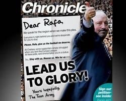 La emotiva carta de los hinchas del Newcastle que suplica por la continuidad de Rafa Benítez