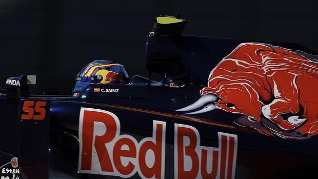 Sainz, delante de los Red Bull de Verstappen y Ricciardo