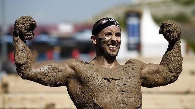 Un espartano, durante la carrera de la edición pasada