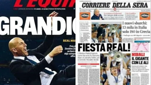 La prensa internacional felicita al Real Madrid y elogia el trabajo de Zidane