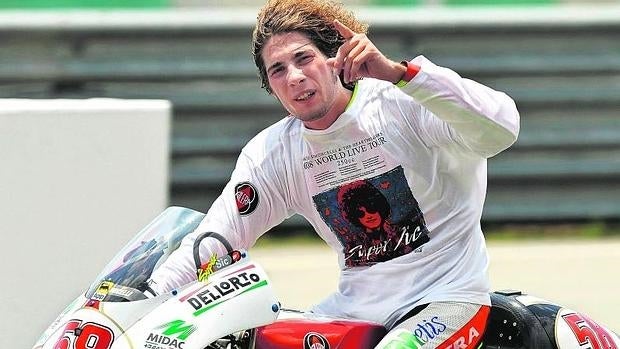 Marco Simoncelli, fallecido en 2011 en el circuito de Malasia