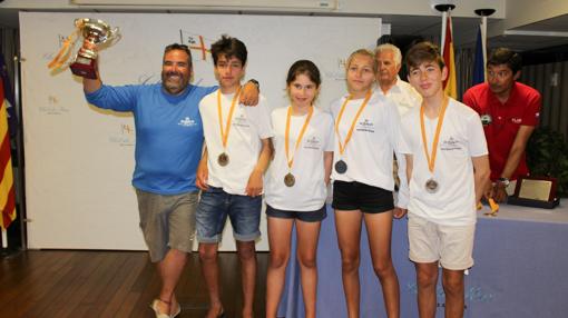 Vibrante final del Campeonato de Baleares de Optimist por equipos