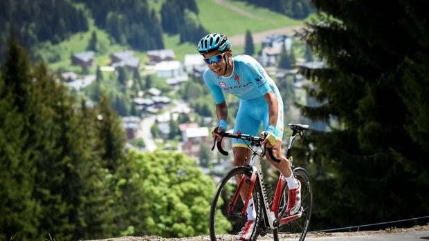 Fabio Aru, durante el Dauphiné