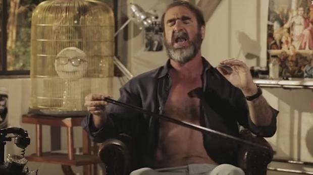 Eric cantona, en su video