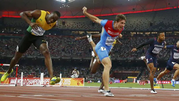 Sergey Shubenkov gana el oro mundial en 110 m. vallas in Pekín