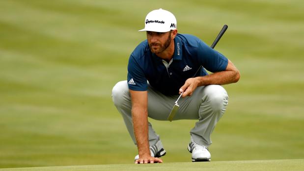 Dustin Johnson, número dos mundial del golf