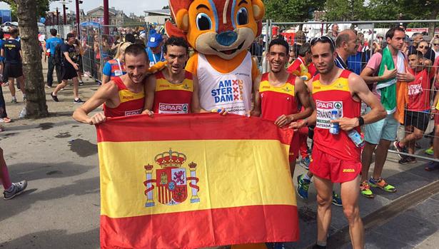 España, medalla de plata por equipos en el medio maratón