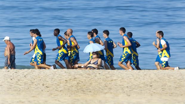 El Cádiz se va a la playa
