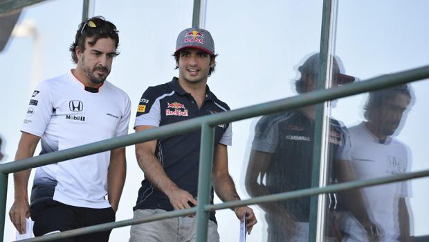 Fernando Alonso y Carlos Sainz.