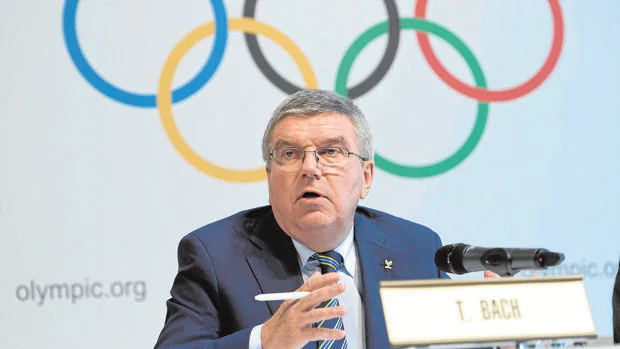 El presidente del Comité Olímpico Internacional, Thomas Bach