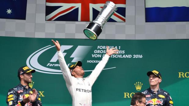 Hamilton ganó en Alemania y ya tiene 19 puntos sobre Rosberg