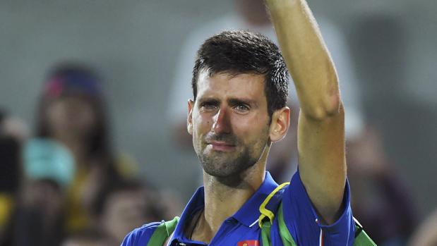 Djokovic, emocionados al término del partido